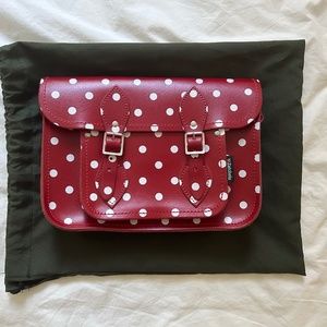 ZATCHELS Red Polka Dot Small Satchel